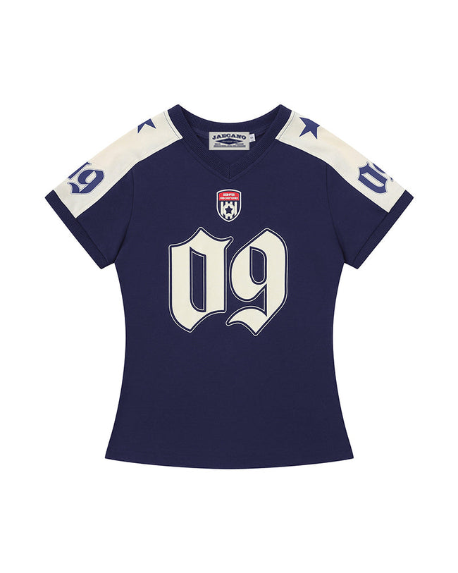 V-neck printed short sleeve Hover Image