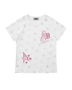 Star print short sleeve