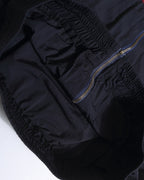 American retro patchwork sports short-sleeved jacket