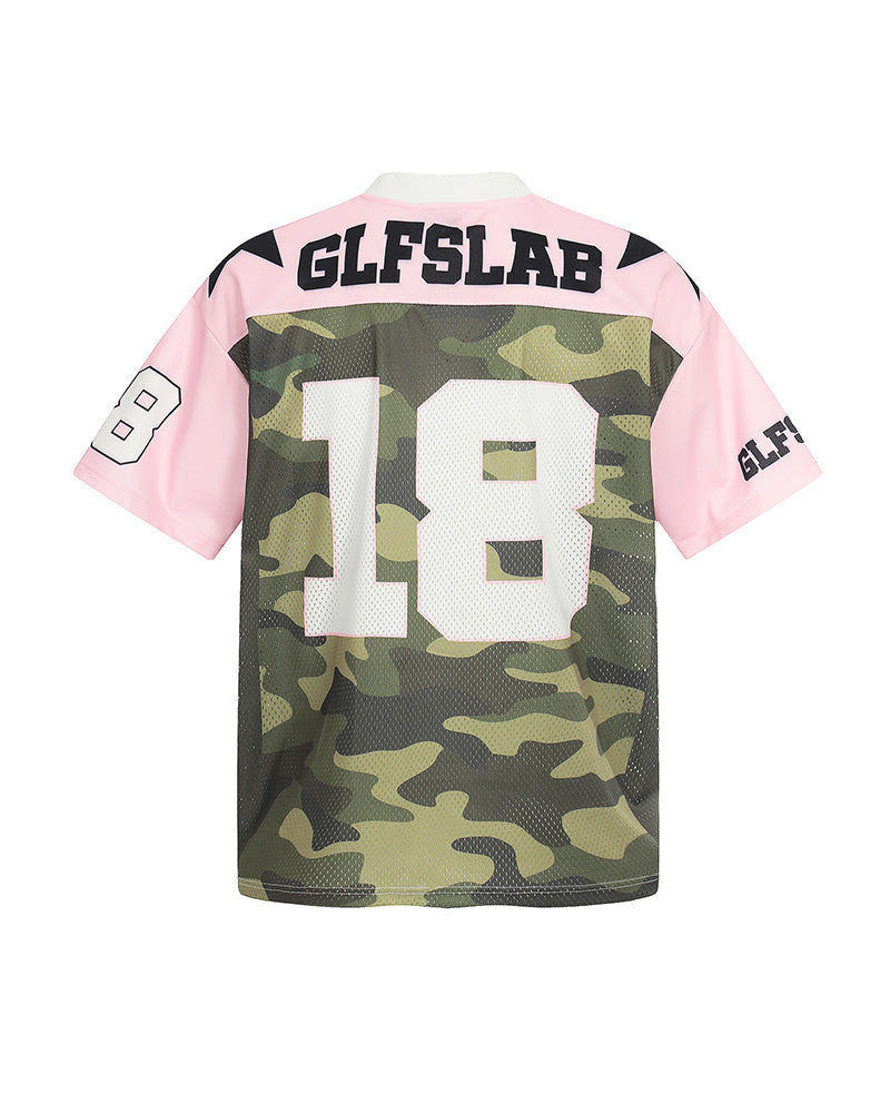 Camouflage Panel Short-Sleeved T-shirt