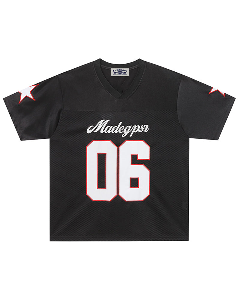 Embroidered casual short sleeves