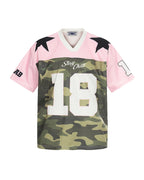 Camouflage Panel Short-Sleeved T-shirt
