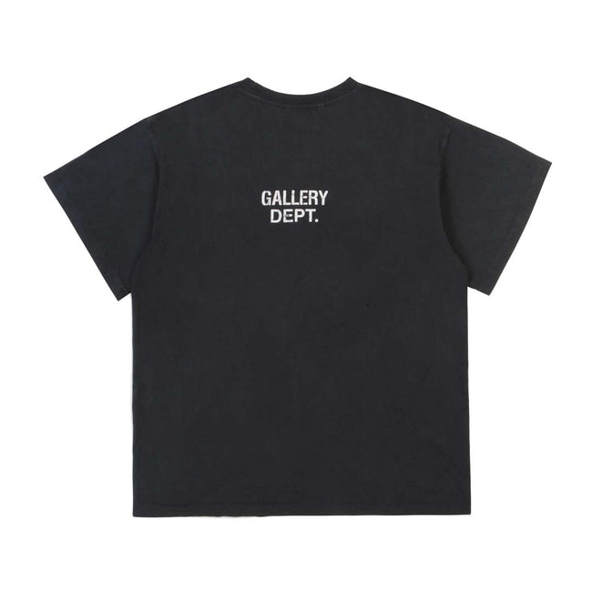 Gallery Dept. Distressed ATK Washed Black Tee Main Image
