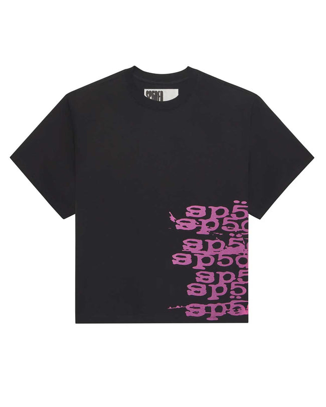 Sp5der Stacked Tee Black Hover Image